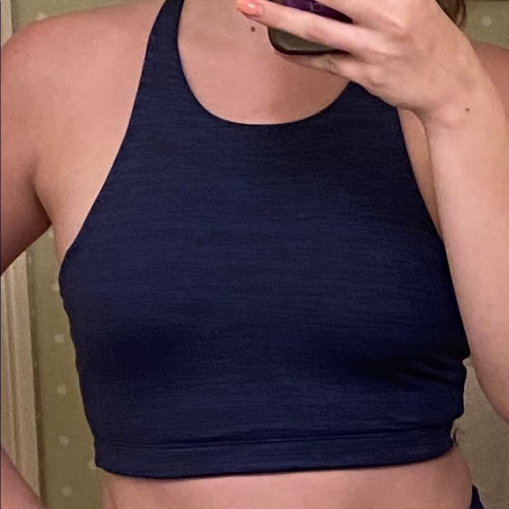 Outdoor Voices navy Move Free crop top - size S